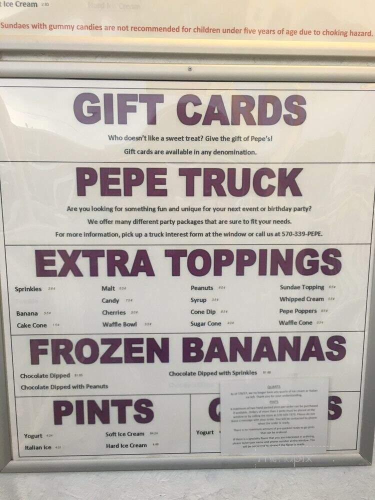 Pepe's - Mount Carmel, PA
