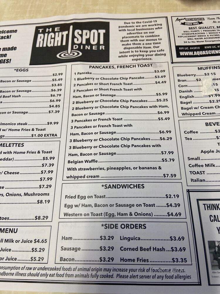 Right Spot Restaurant - Pawtucket, RI