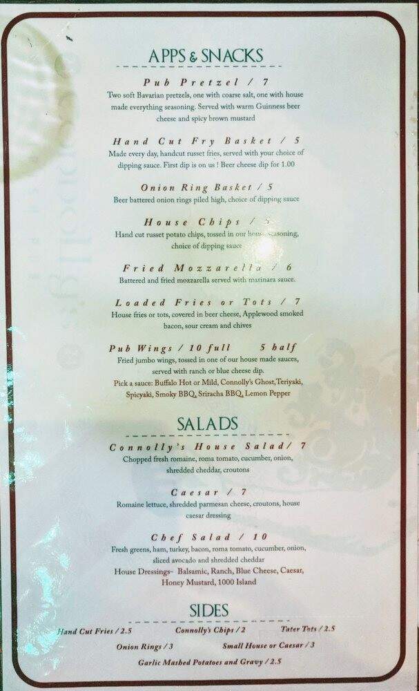 Connolly's Irish Pub - Greenville, SC