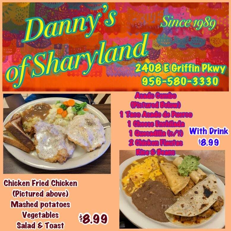 Danny's Mexican Restaurant - Mission, TX menu_pic