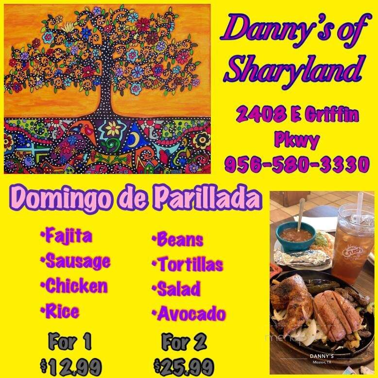 Danny's Mexican Restaurant - Mission, TX menu_pic