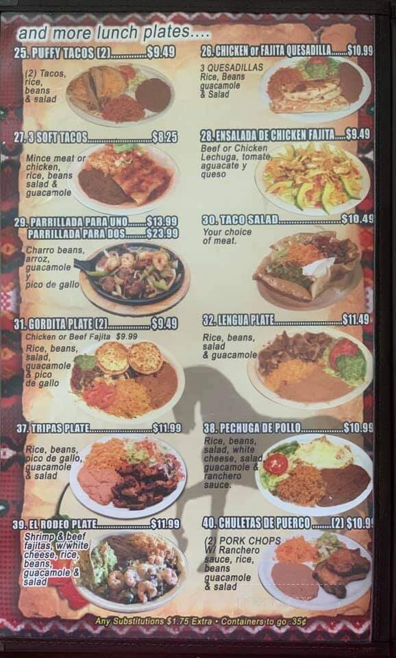 Taqueria El Rodeo De Jalisco - San Antonio, TX menu_pic