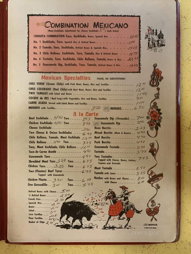 La Simpatia Cafe - Guadalupe, CA menu_pic