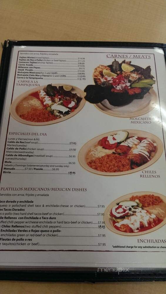 El Botanitas - Lynwood, CA menu_pic