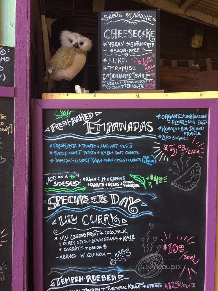 Roots Alchemy - Hawi, HI menu_pic