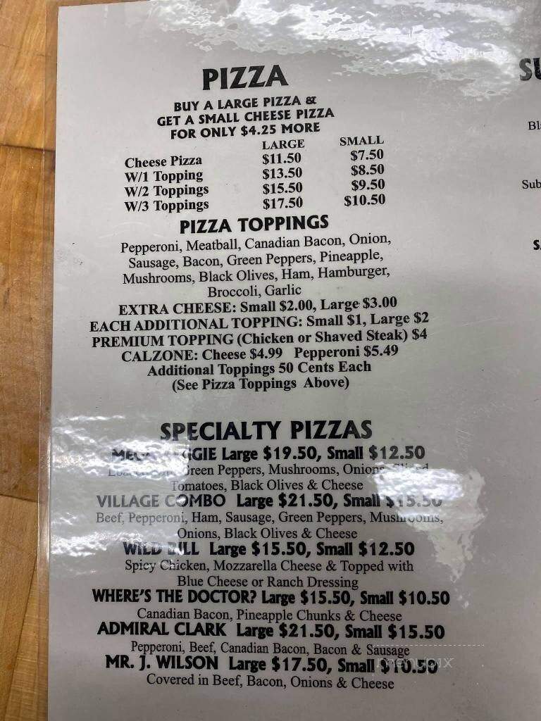 Bliss Village Store & Deli - Bradford, VT menu_pic