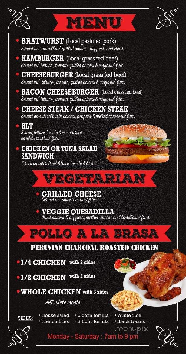 Local Buggy - Asheville, NC menu_pic