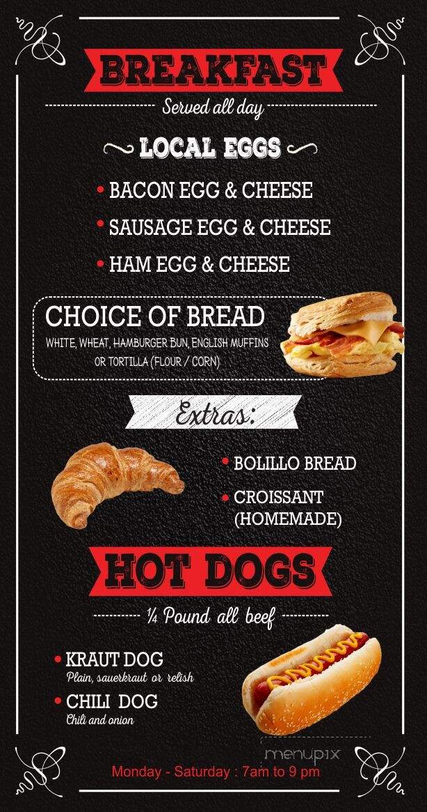Local Buggy - Asheville, NC menu_pic