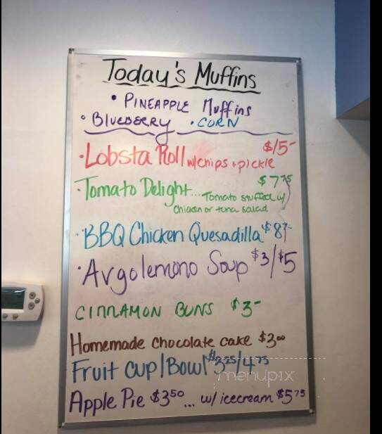 Sherry's Corner Cafe - Gloucester, MA menu_pic