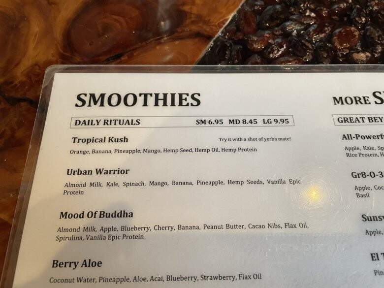 Herb N Juice - San Antonio, TX menu_pic