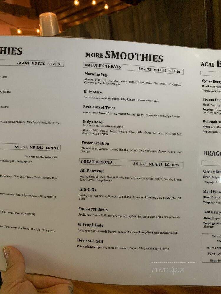 Herb N Juice - San Antonio, TX menu_pic
