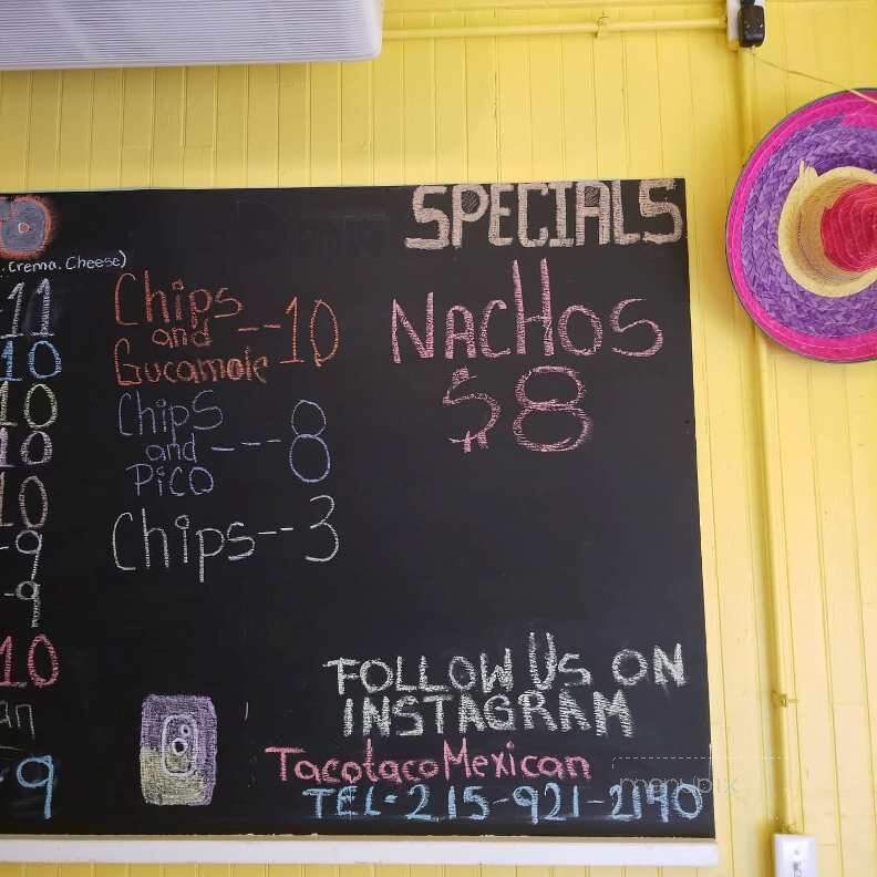 Taco Taco Mexican - Philadelphia, PA menu_pic