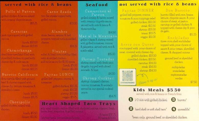 El Patron Express - Rock Island, IL menu_pic