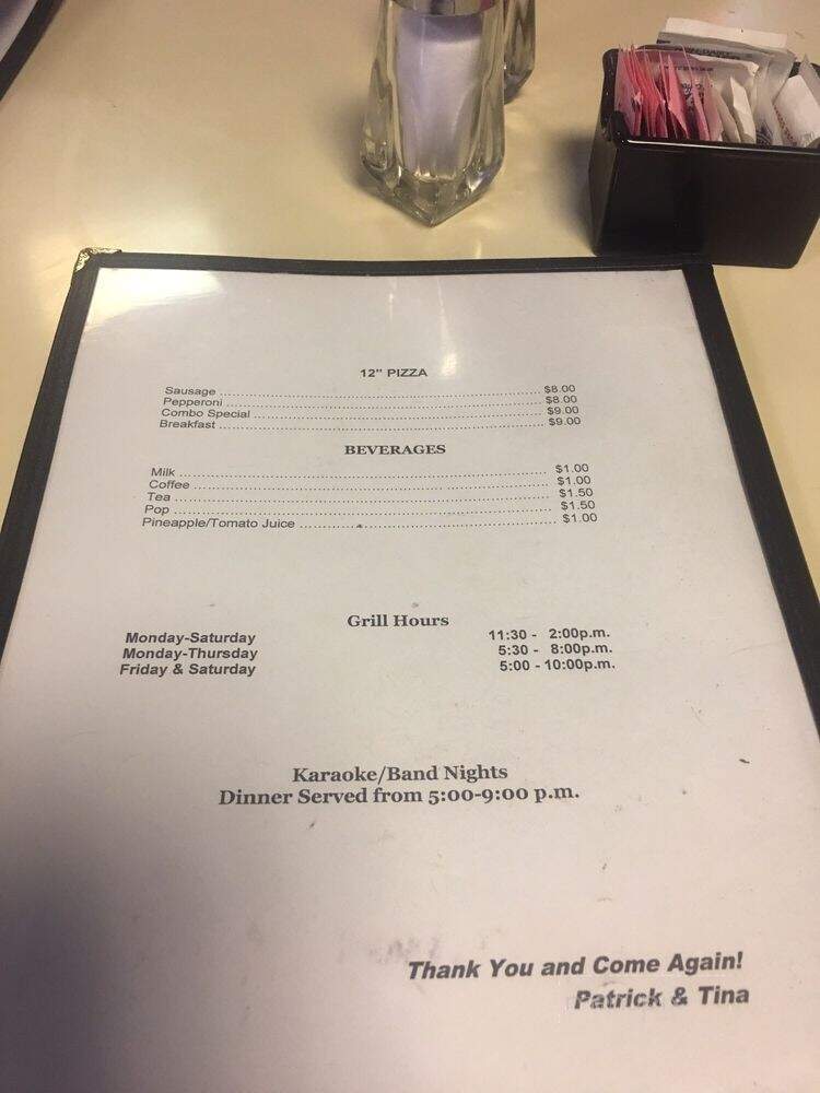 Northside Tavern - Saint Marys, IA menu_pic