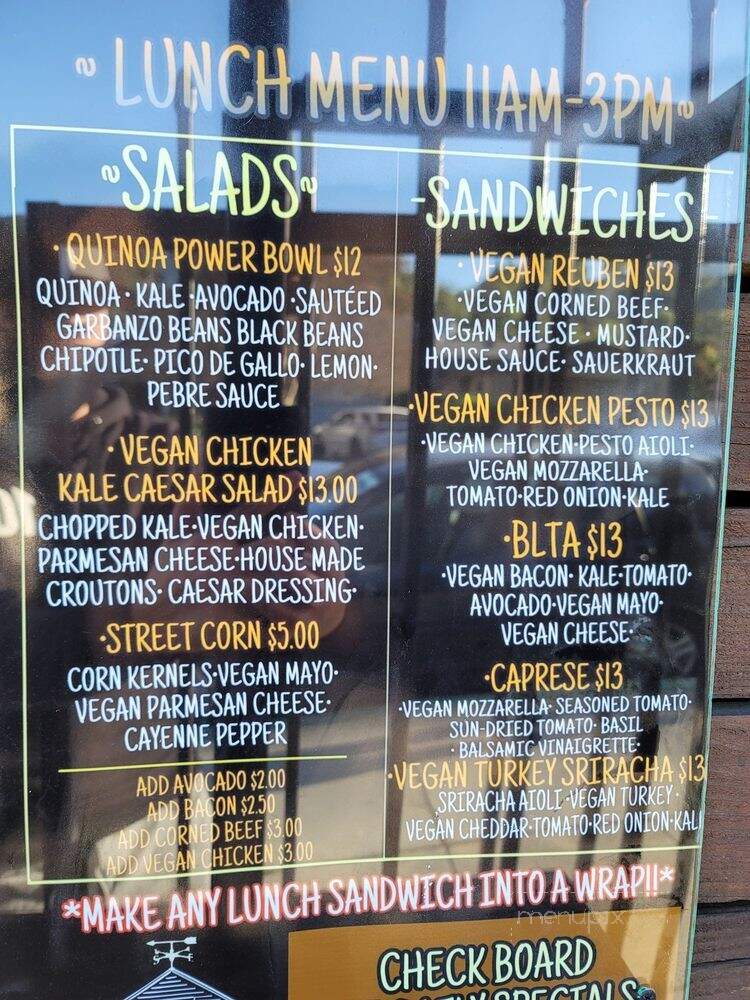 Little Barn Coffee House - Los Angeles, CA menu_pic