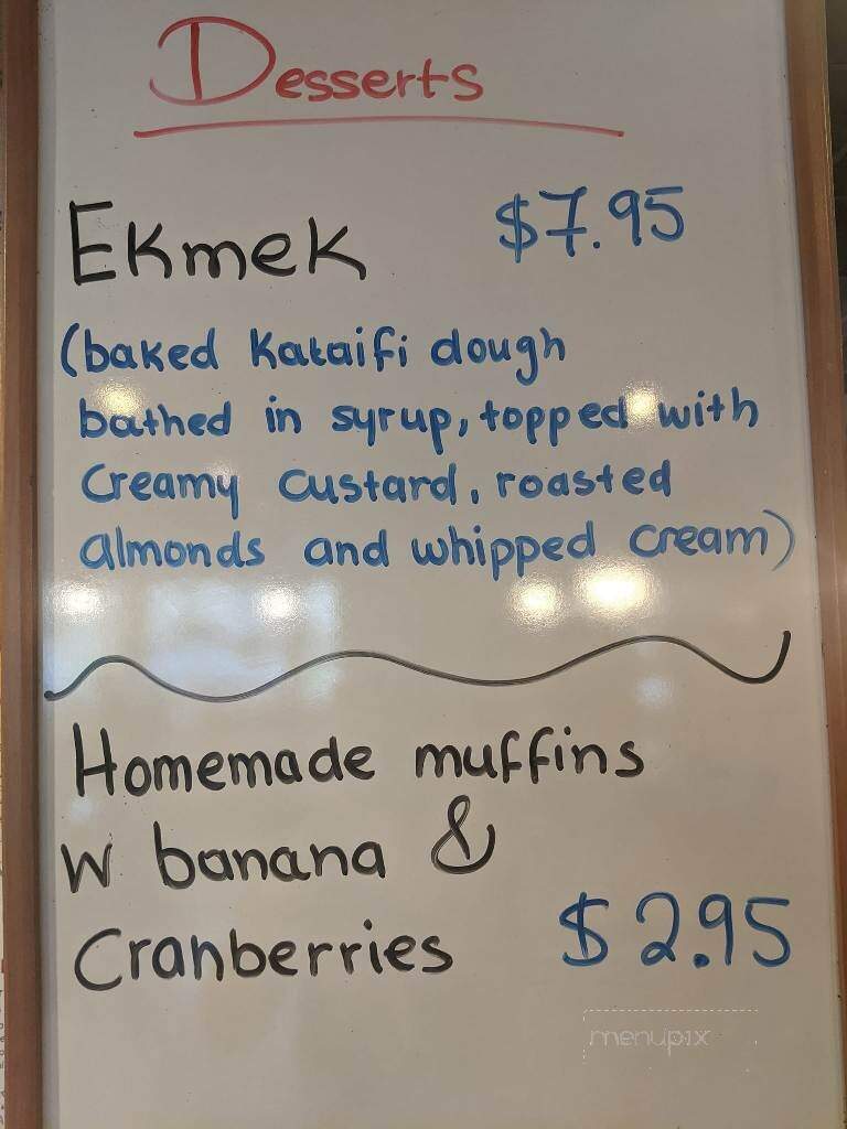 Nikos Restaurant and Bar - Parkhill, ON menu_pic