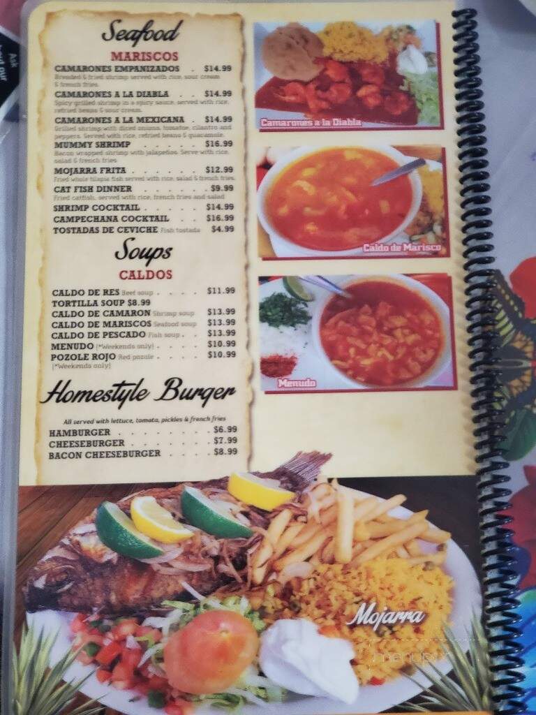 El Mexicano Grill - Corsicana, TX menu_pic