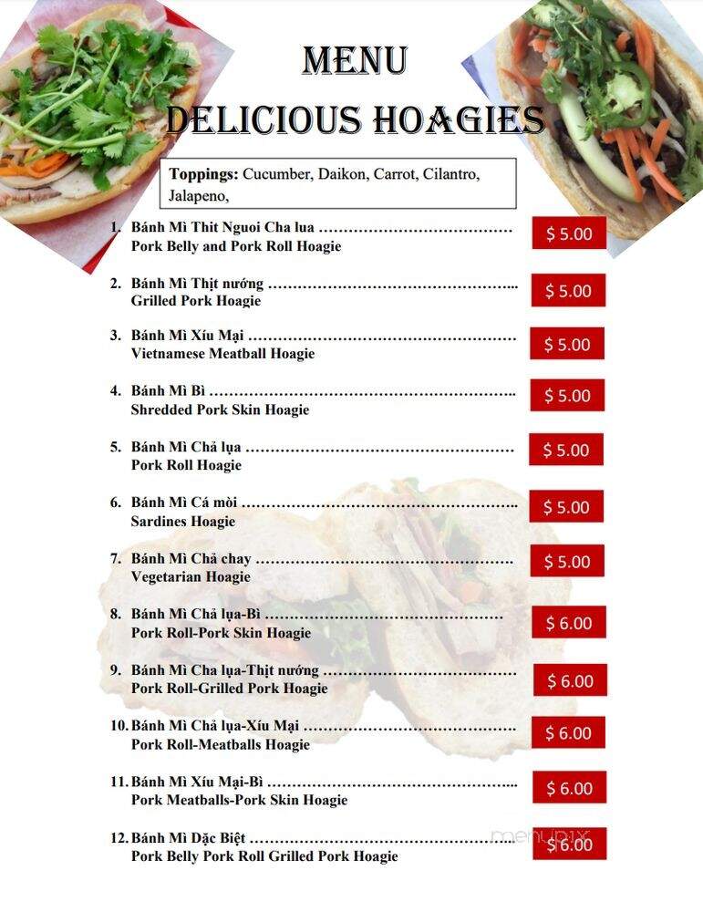 Banh Mi Saigon - Pinellas Park, FL menu_pic