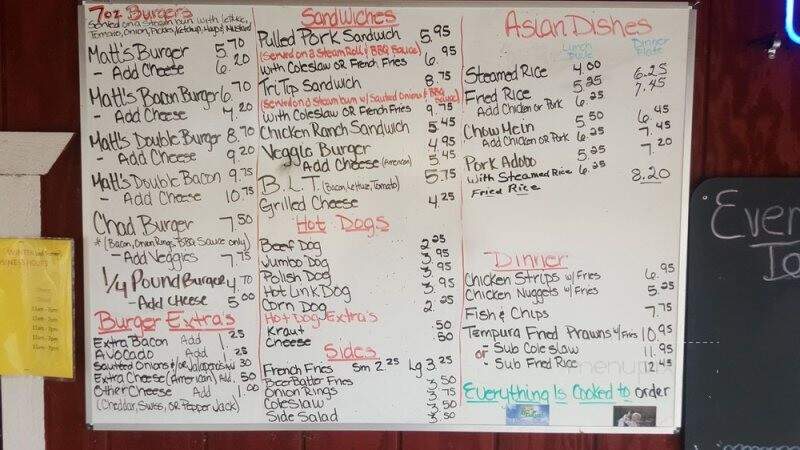 MATTs Take Out - Copperopolis, CA menu_pic