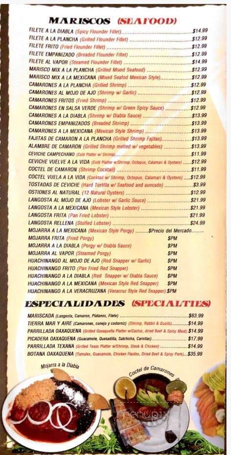 El Oaxaqueno 2 - New Brunswick, NJ menu_pic