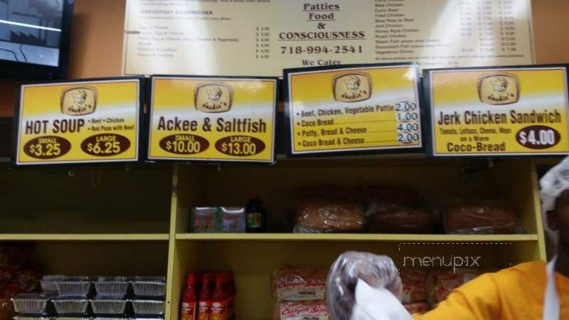 Jackie's West Indian Bakery - Bronx, NY menu_pic
