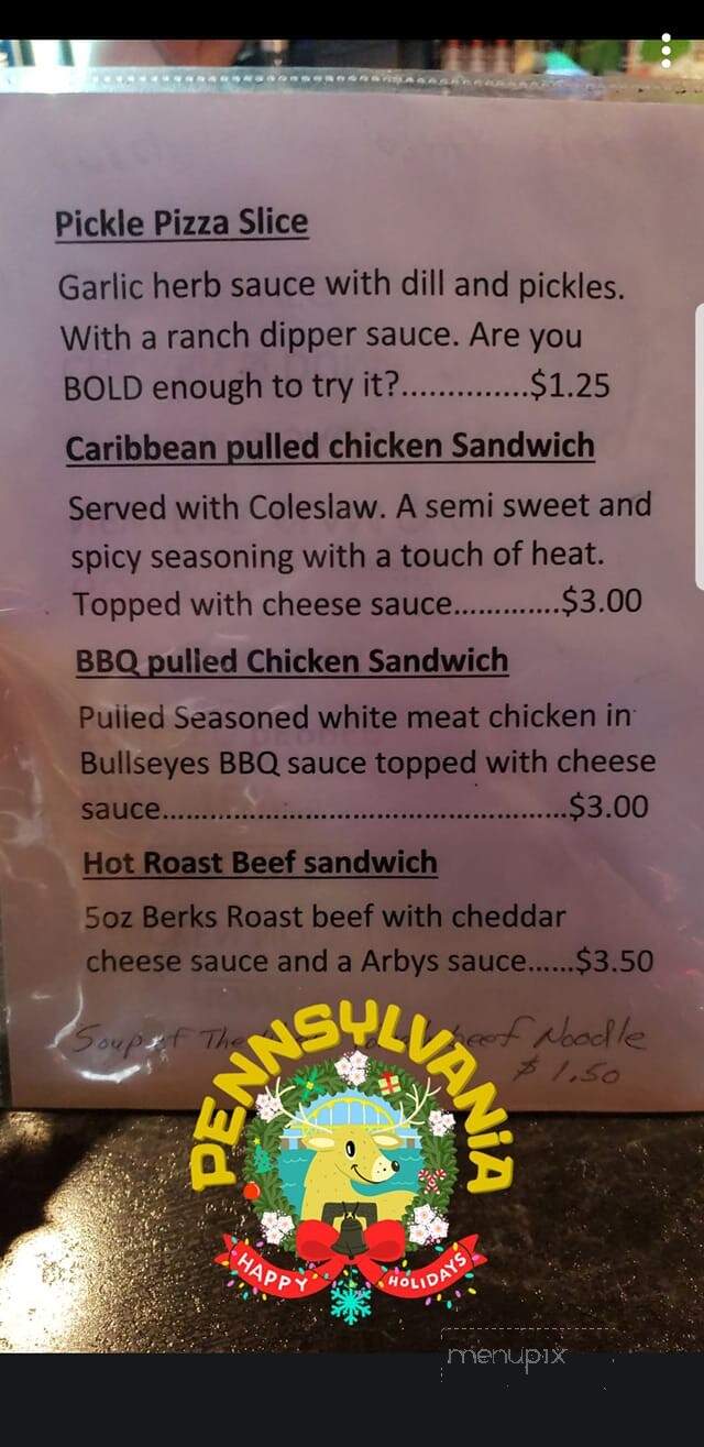 R D's Roadhouse Bar & Grill - Bloomsburg, PA menu_pic