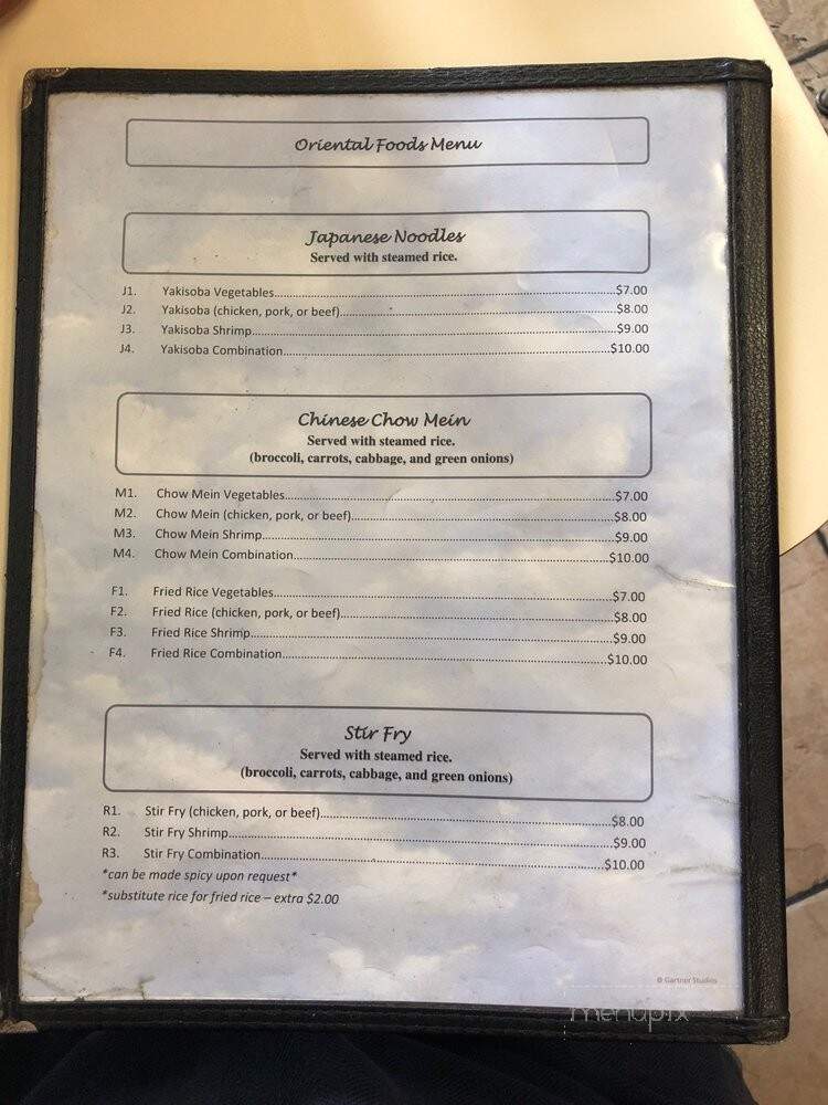Ho Ho Kafe - Fresno, CA menu_pic