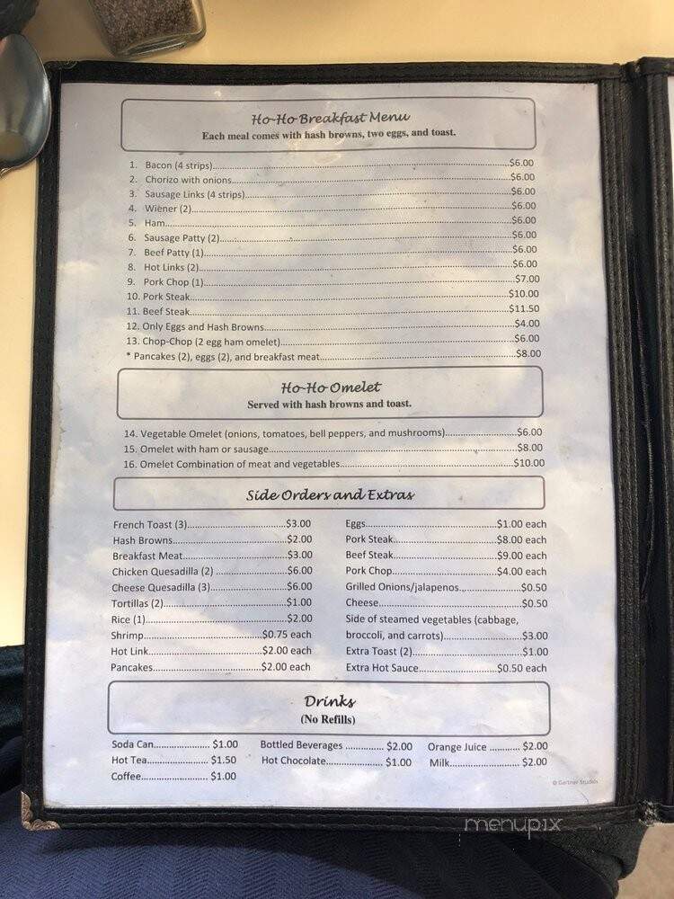 Ho Ho Kafe - Fresno, CA menu_pic