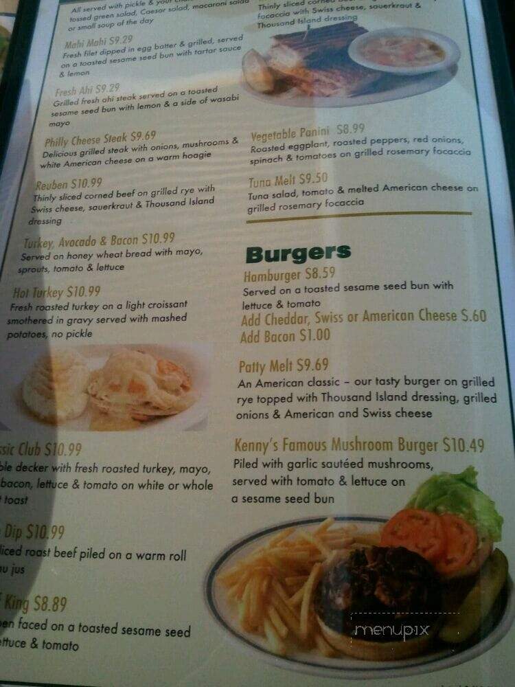 Kenny's Coffee House & Restaurant - Honolulu, HI menu_pic