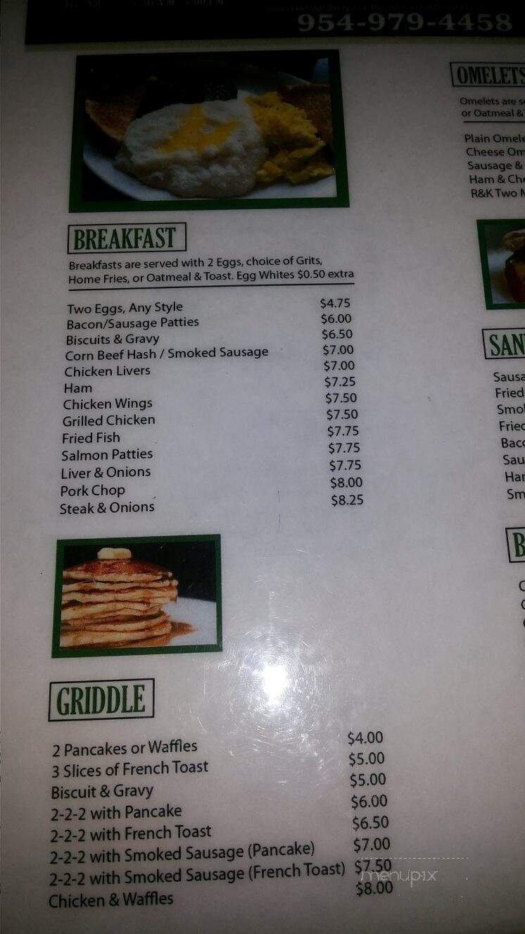 R & K Country Soul Food - Pompano Beach, FL menu_pic
