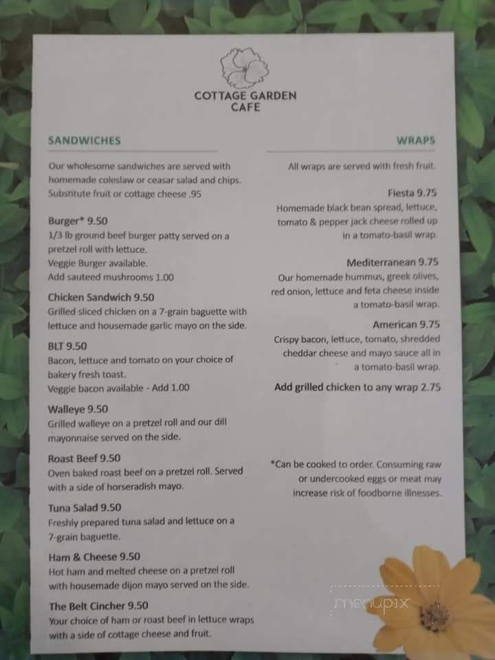 Cottage Garden Cafe - Pentwater, MI