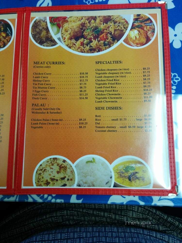 Top Town Fijian Cuisine - Surrey, BC menu_pic