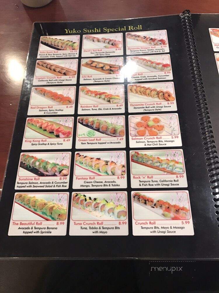 Yuko Maki - North Vancouver, BC menu_pic