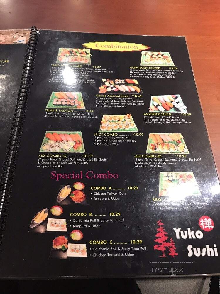 Yuko Maki - North Vancouver, BC menu_pic