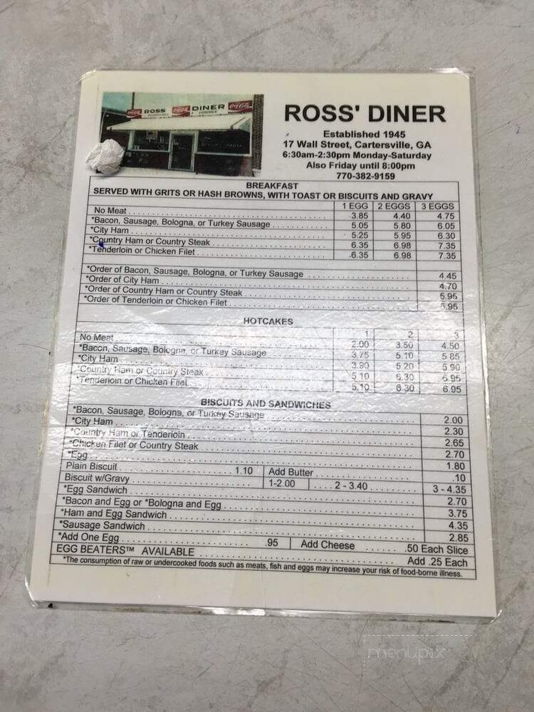 Ross's Diner - Cartersville, GA