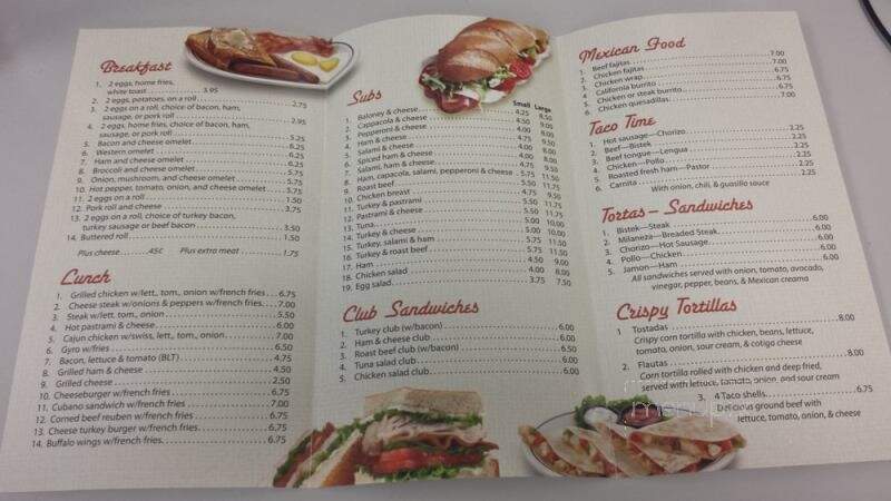 Bianca's Deli - Rahway, NJ menu_pic