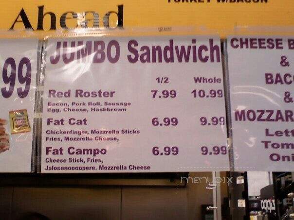 Sungate Deli & Dairy - Port Monmouth, NJ menu_pic