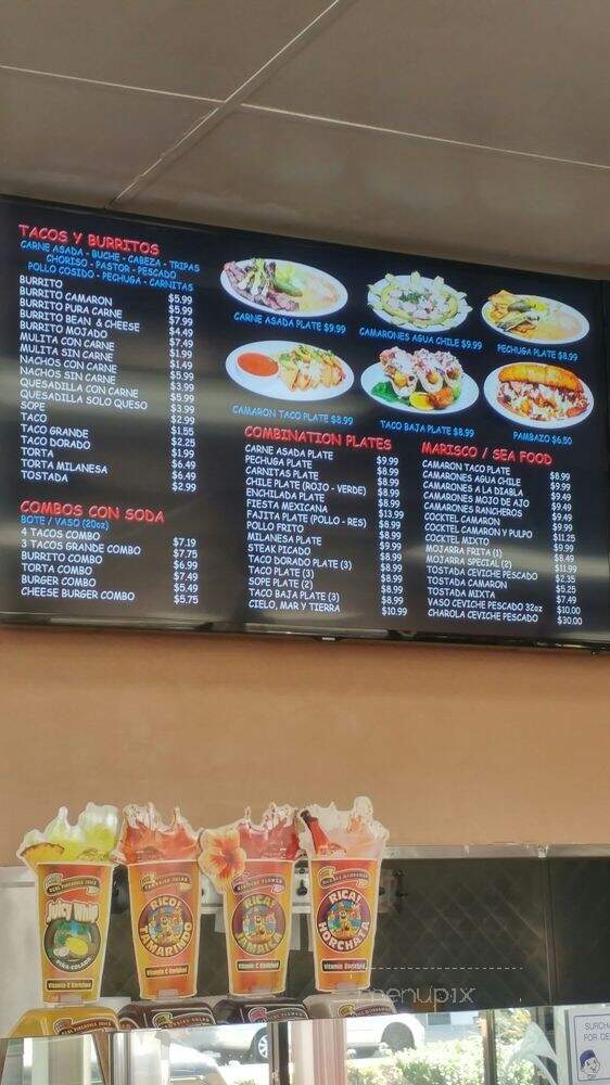 Taco Boy - Maywood, CA menu_pic