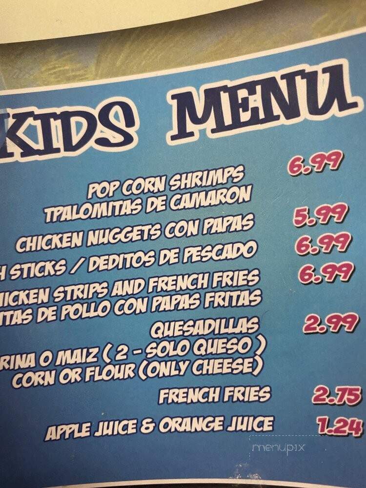 Ostioneria Colima - La Puente, CA menu_pic
