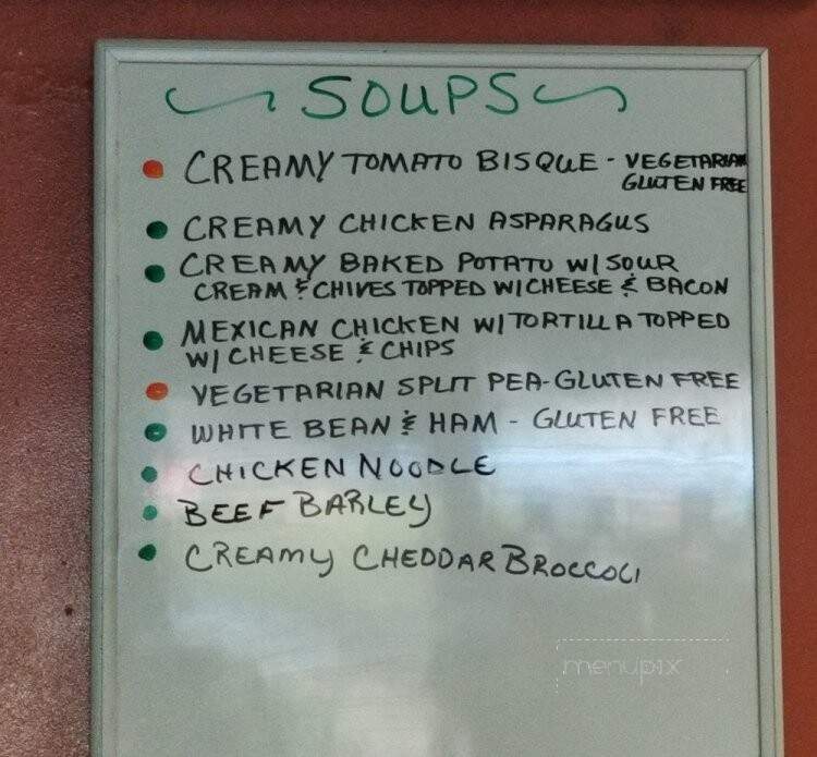 Linda's Soup Cafe - Yreka, CA menu_pic