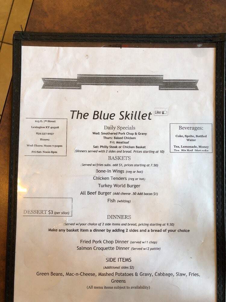Blue Skillet - Lexington, KY