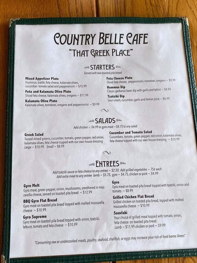 Country Belle Cafe - Belle, MO