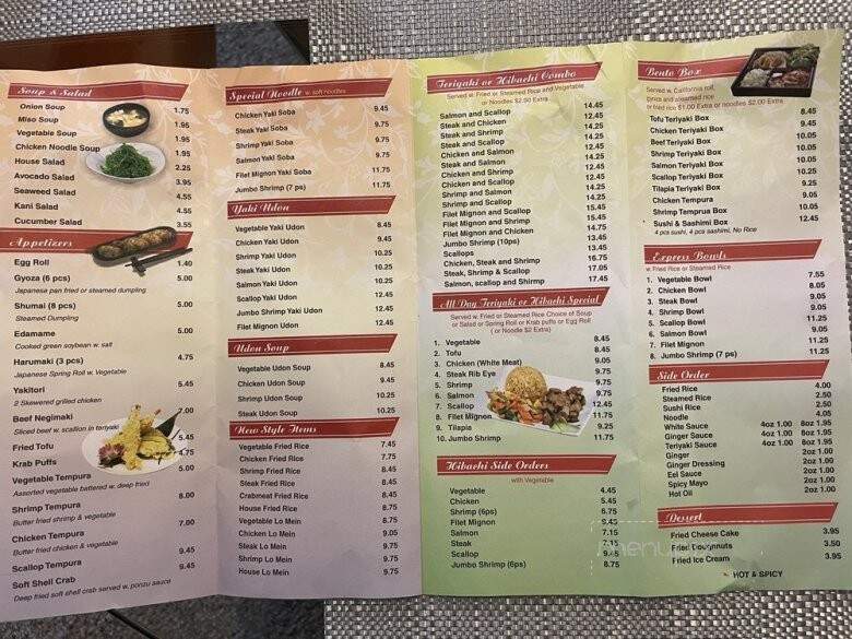 Hibachi Express - Palm Bay, FL menu_pic