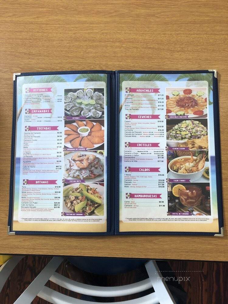 Mariscos Los Koras - Greensboro, NC menu_pic
