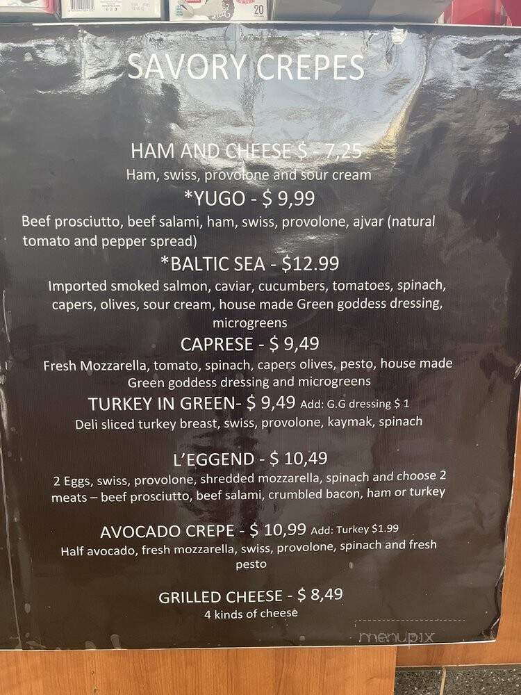 Crepe Ave - South Holland, IL menu_pic