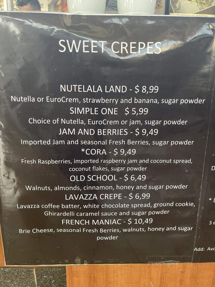 Crepe Ave - South Holland, IL menu_pic