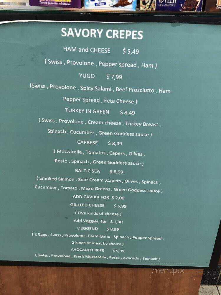 Crepe Ave - South Holland, IL menu_pic