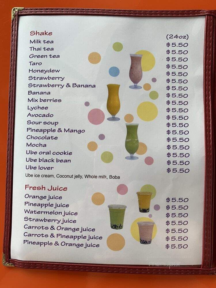 Banh Mi and Boba Cafe - Waianae, HI menu_pic