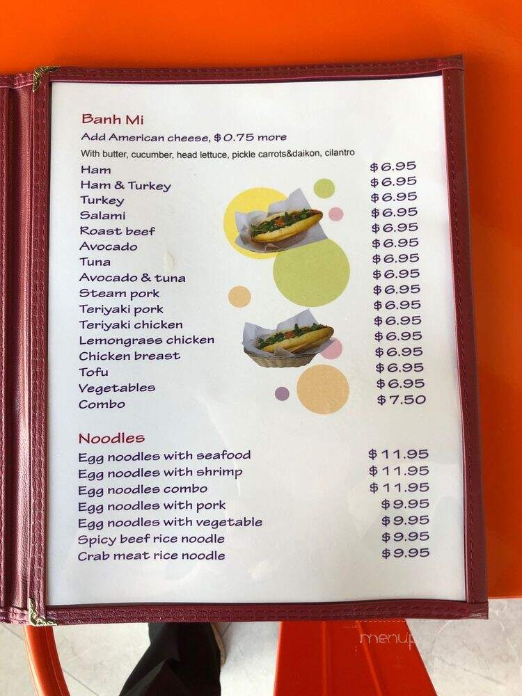 Banh Mi and Boba Cafe - Waianae, HI menu_pic