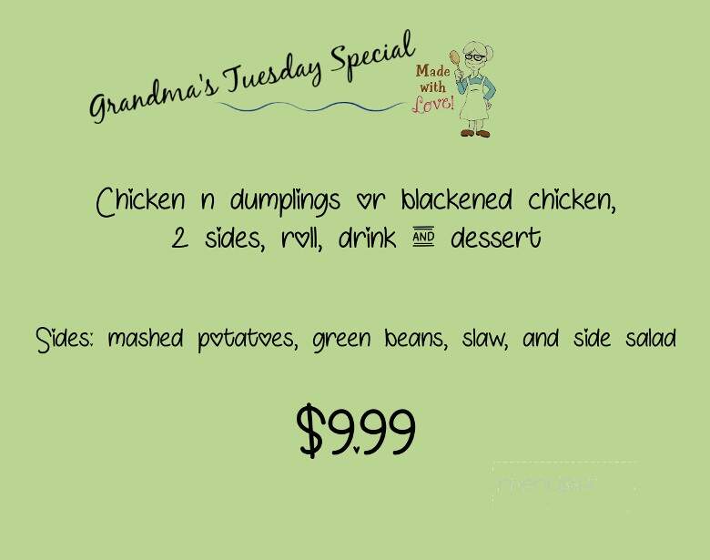 Mom and Pops Cafe - Friendsville, TN menu_pic